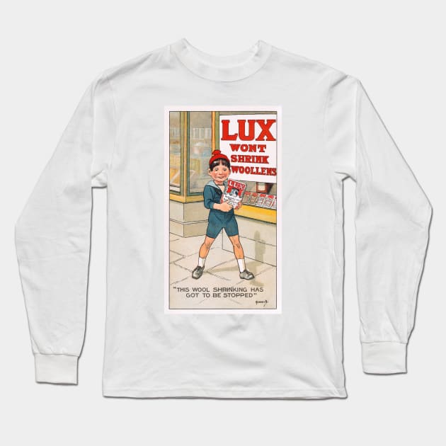 Victorian Lux soap advertisement Long Sleeve T-Shirt by NEILBAYLIS